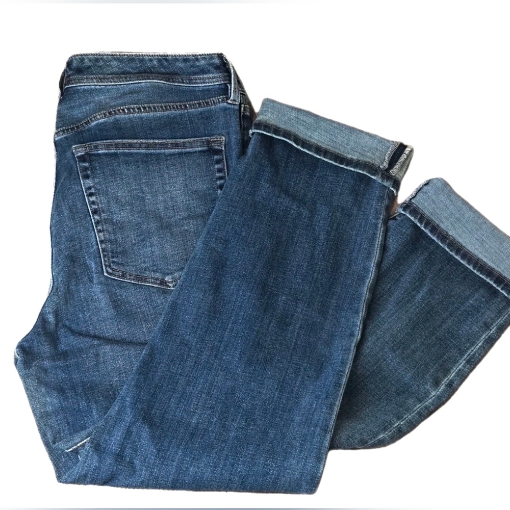 Liverpool Los Angeles Boyfiend Jeans Button Fly Stretch Denim Women’s Size 10